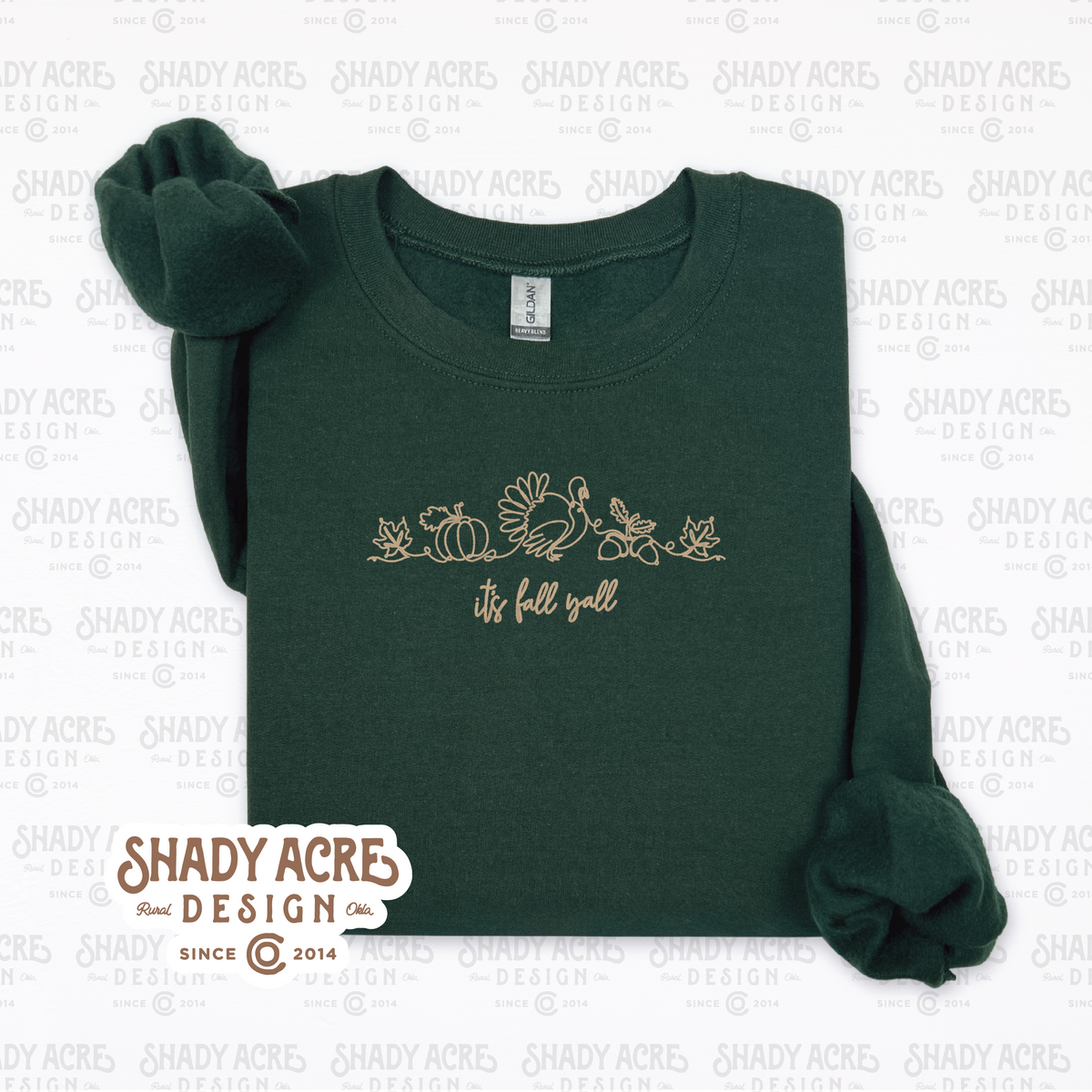 It's Fall Y'all - Line Art Crewneck