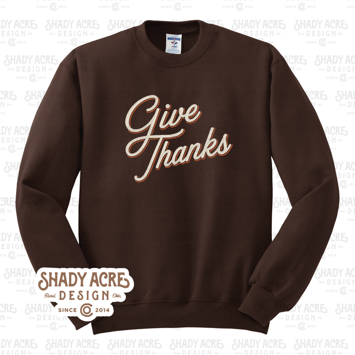 Give Thanks Crewneck
