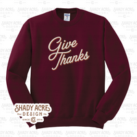 Give Thanks Crewneck